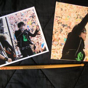 My Chemical Romance (MCR) Official Bob Bryar Used Drumstick + Free Photos!